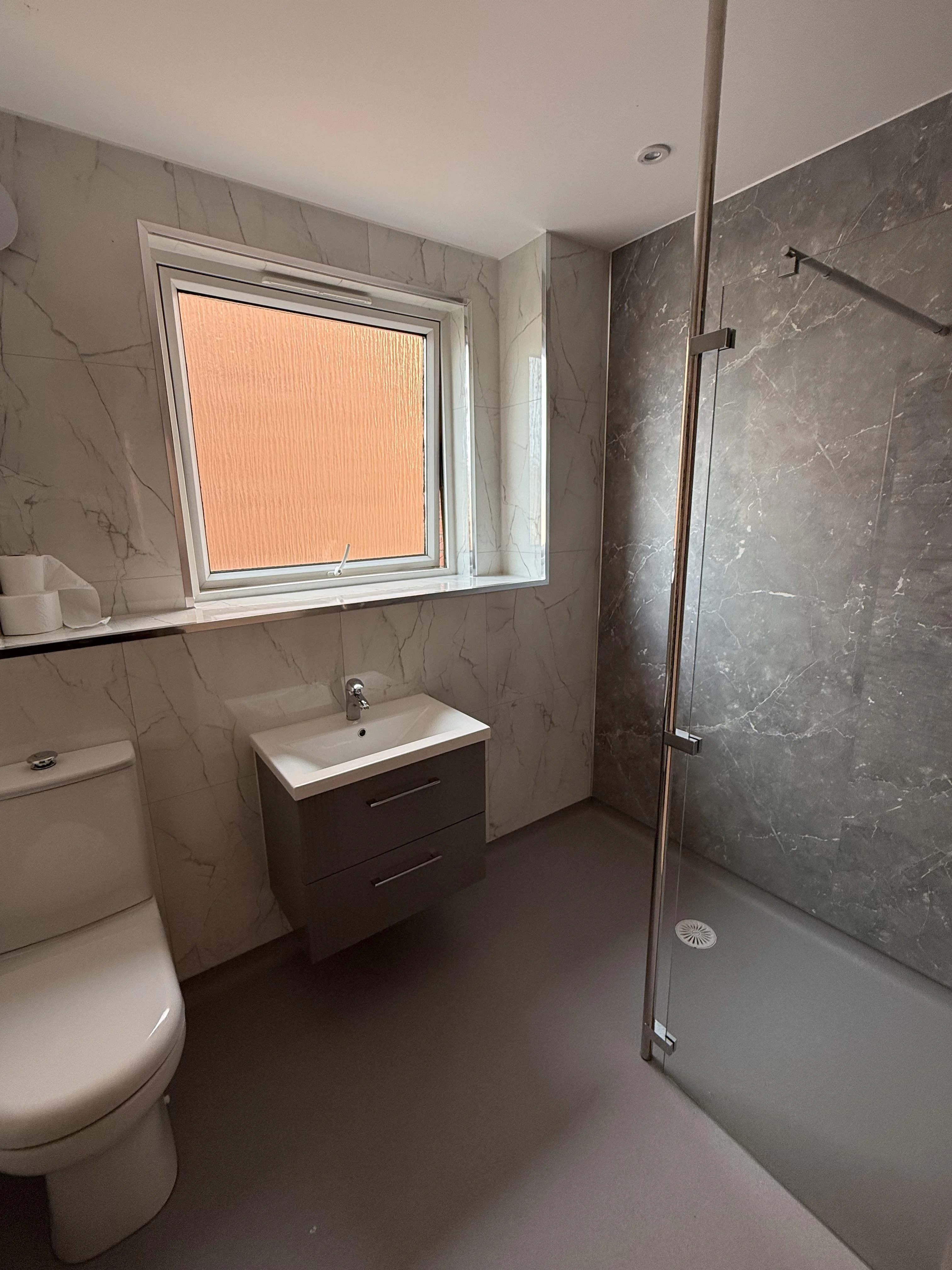 Finished mobility bathroom installation 12