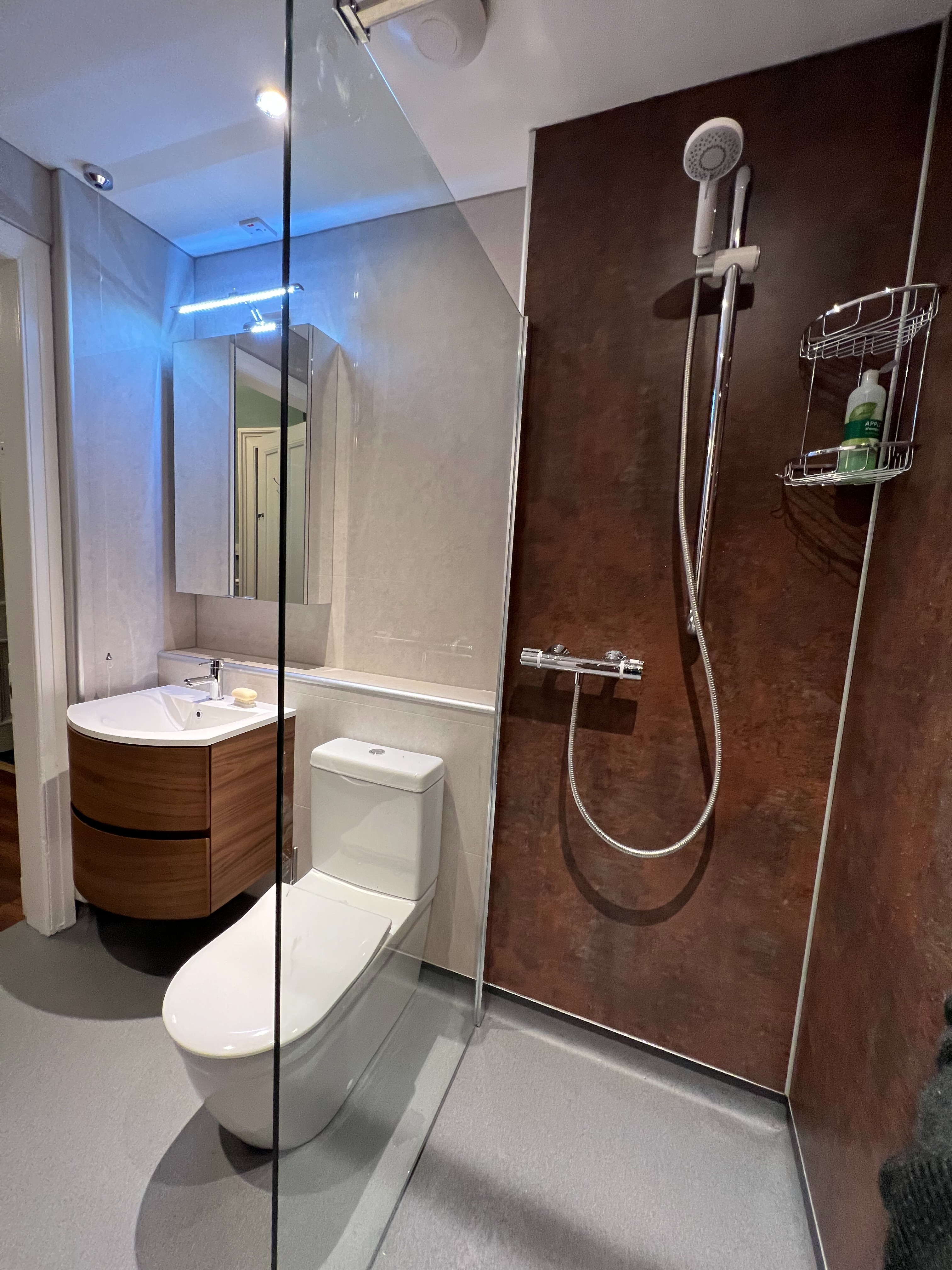 Wet room installation 1