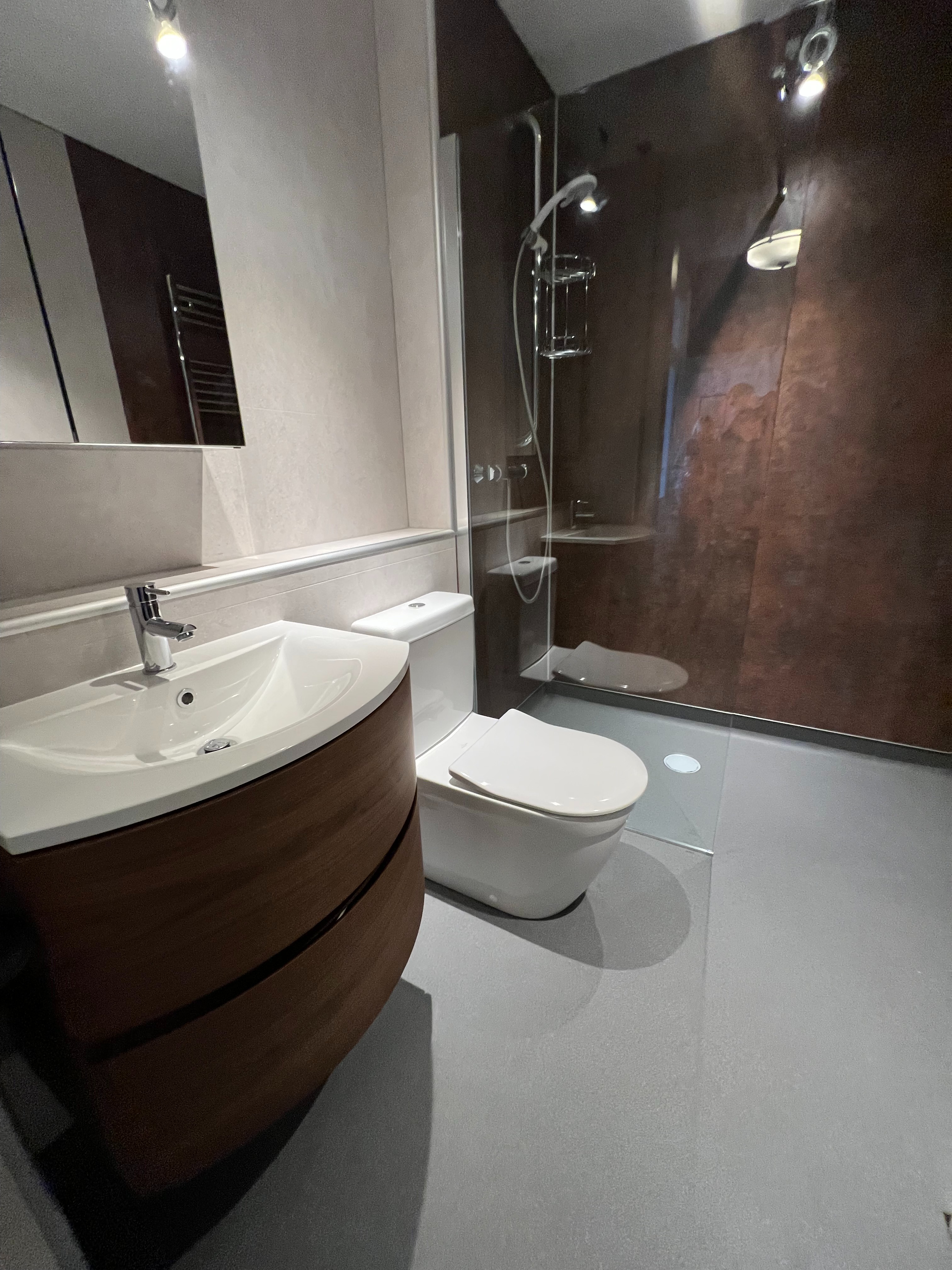 Wet room installation 2