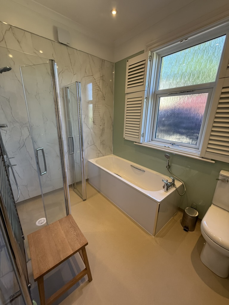 Wet room installation 6